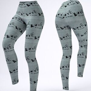 LOVE MY SOLDIER leggings New